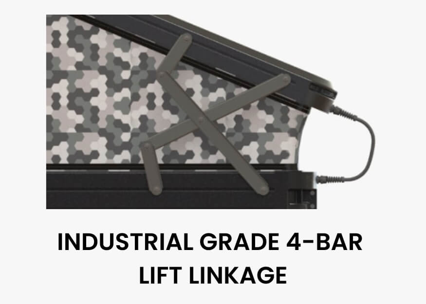 Industrial grade 4-bar lift linkage